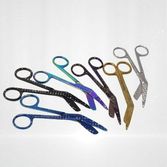 Vet Tech Nursing School 6 Pcs Bandage Scissors Pet Grooming Set - Laser Engraved Christmas Gifts For Coworkers & Students
