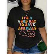 Vet Tech Save Animals Veterinarian Veterinary Assistant T-Shirt