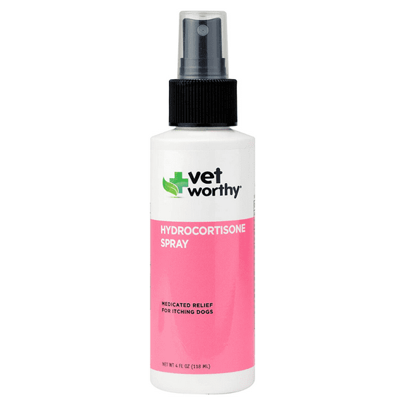 Vet Worthy Hydrocortisone Spray for Dogs (4 oz)