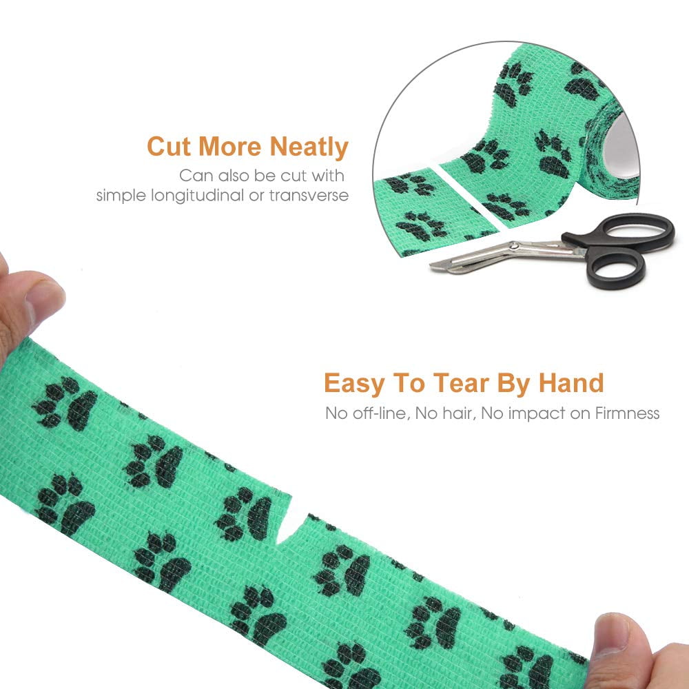 Vet Wrap Bulk, Bandage Wrap Vet Tape 2 Inch,Waterproof Self Adherent