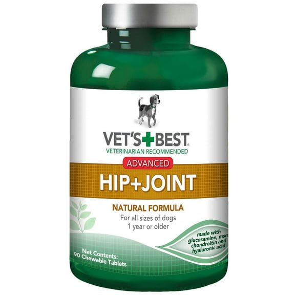 Vet's Best Advanced Hip and Joint Supplement for Dogs 12.3oz.- 90 Chewable Tablets