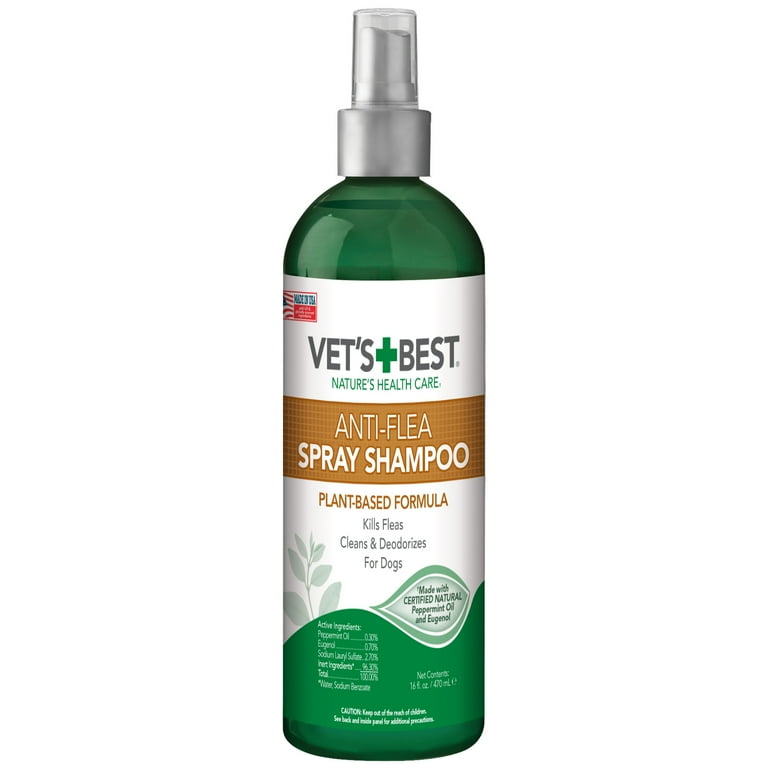 Vet's Best Anti-Flea Spray Shampoo for Dogs 16