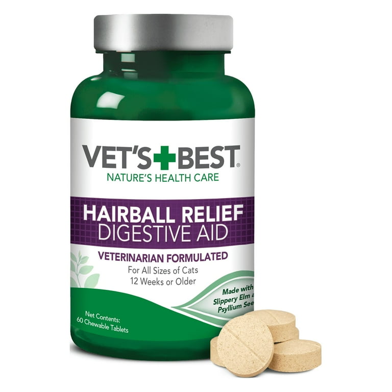 Vet's Best Hairball Relief Digestive Aid Cat Supplement Vet's Best Hairball Relief Digestive Aid Cat Supplement