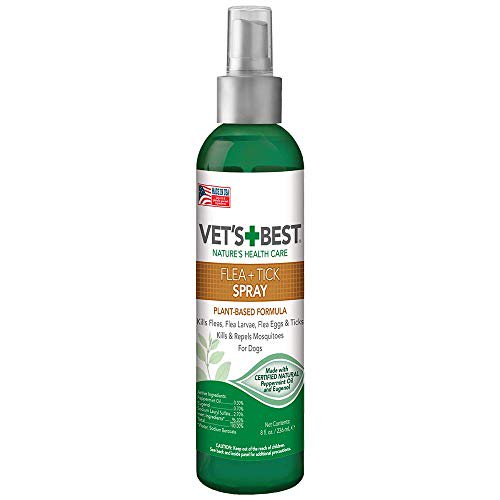 Vet's Best Flea & Tick Spray PlantBased Flea and Tick Treatment for