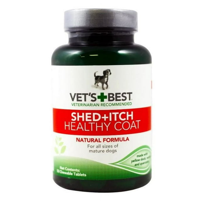 Vet s Best Healthy Coat Shed Itch Relief Dog Supplements Relieve Dogs