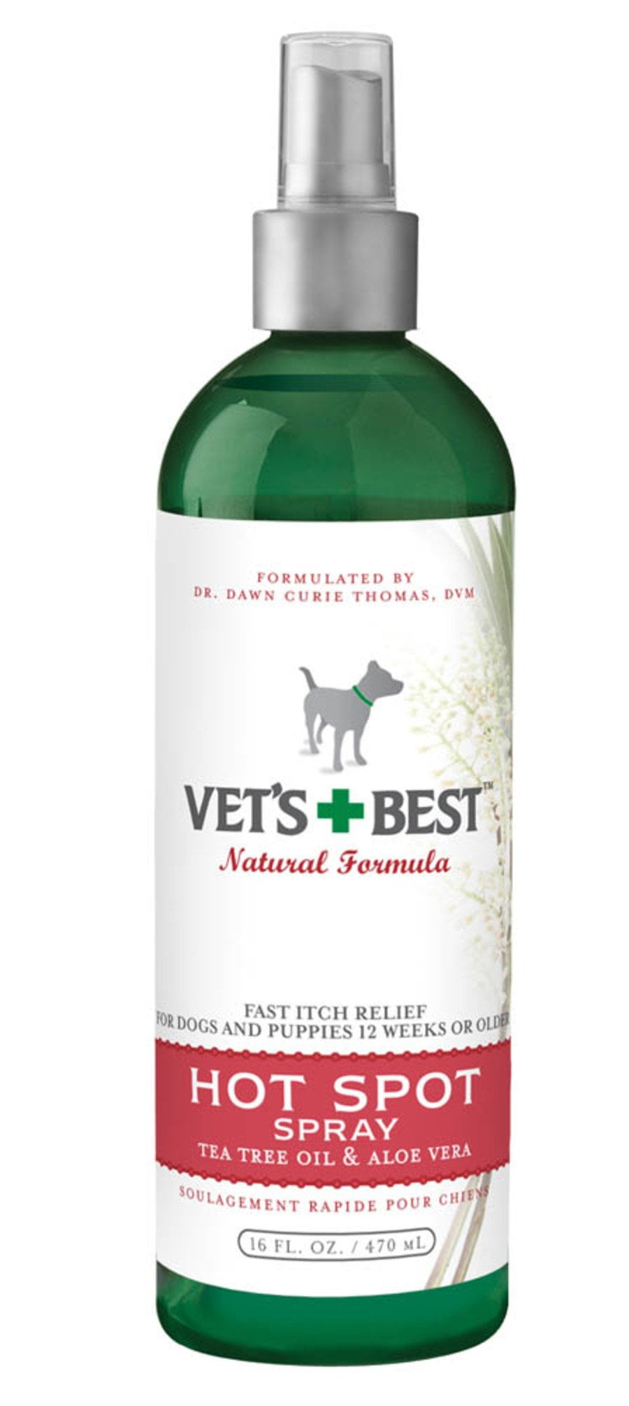 Vet's Best Hot Spot Itch Relief Dog Spray, 16 Fl Oz
