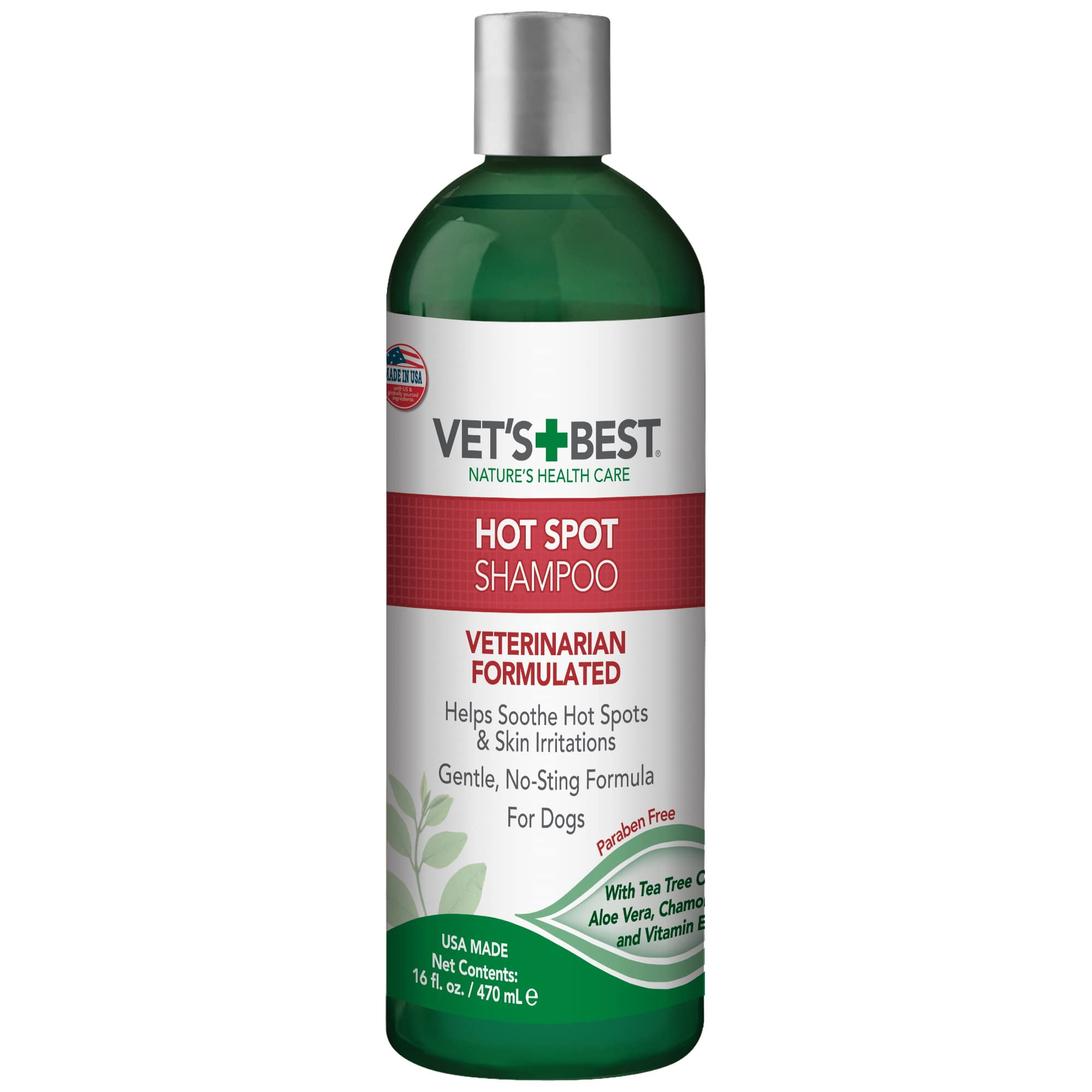 Vet's Best Hot Spot Itch Relief Shampoo for Dogs Relieves Dog Dry