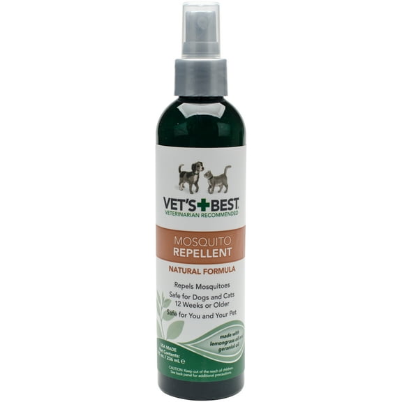 Vet's Best Mosquito Repellent for Dogs and Cats, 8 oz