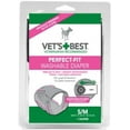 thumbnail image 1 of Vet's Best Perfect Fit Washable Female Dog Diaper, S/M, 1Ct., 1 of 7