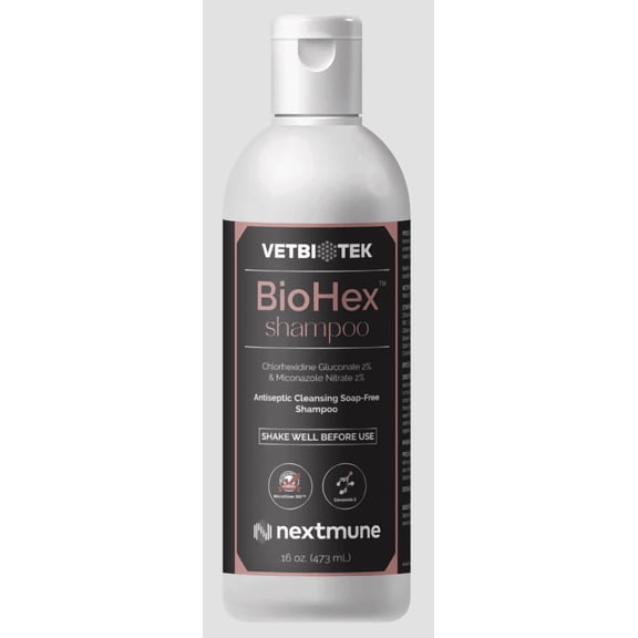 VetBiotek BioHex Antiseptic Cleansing Shampoo, 16oz