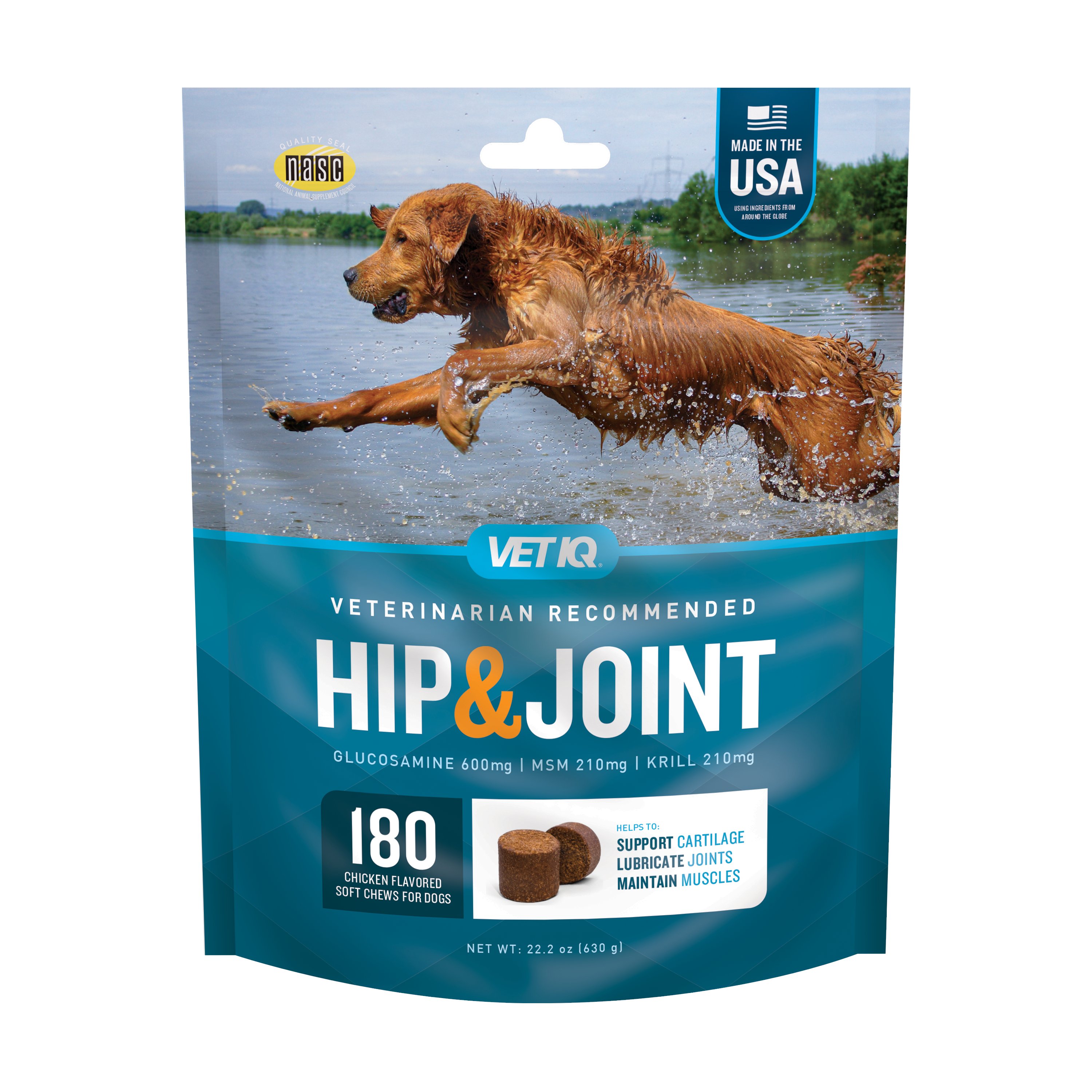 MOVOFLEX Joint Support Supplement Soft Chews for Dogs, 60 Chews