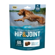 VetIQ Hip & Joint Supplement for Dogs, Chicken Flavored Soft Chews, 7.4 oz, 60 Count