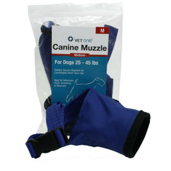 VetOne Muzzle Padded Secure Animal Dog Restraint Medium