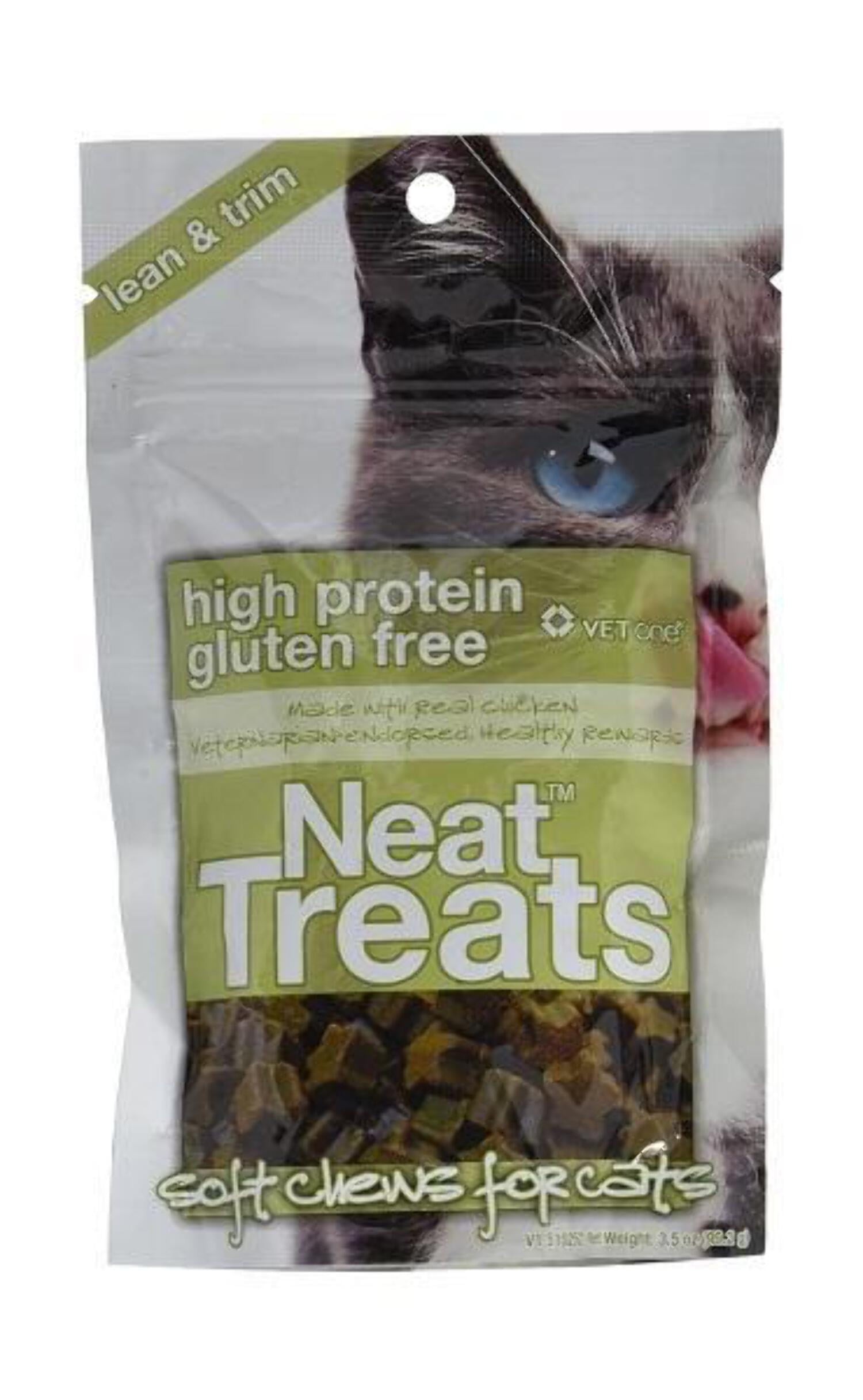 VetOne Pet Neat Treats Soft Chews for Cats High Protein 3.5 oz. Made in the USA