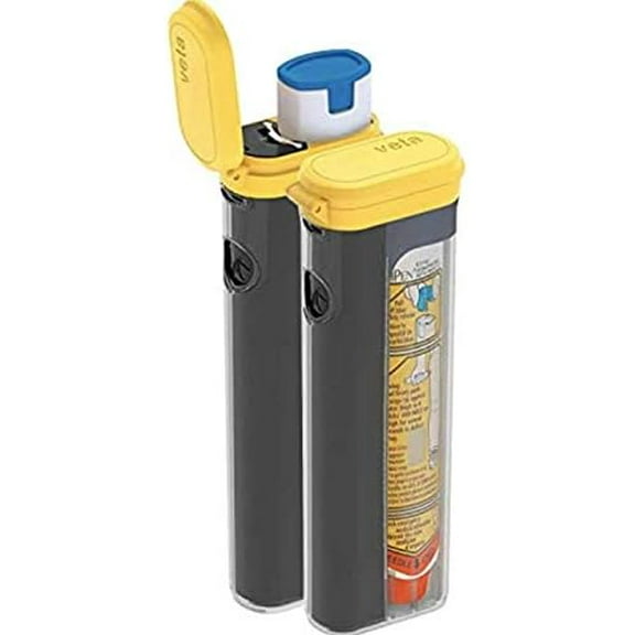 Veta Smart Case & App for Your EPIPEN Auto-Injector - Reusable Smart Cases & Bluetooth-Connected Mobile App for Your Epinephrine Auto-Injectors - iPhone, Android & Bluetooth-Compatible (Double Pack)
