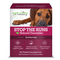 thumbnail image 1 of Vetality Stop The Runs, Anti-Diarrhea Chewable Tablets for Dogs, 6 Count.  Fast Acting and Supports Normal Bowel Function for Dogs.  Chicken Apple Flavor., 1 of 9