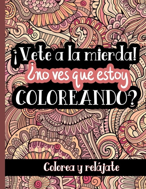 Libro colorear adultos: ¡Mierda! (Spanish Edition)