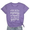 thumbnail image 1 of Vetement Femme ete 2025 Women's Casual Fashion Letter Printed Round Neck Pullover Short Sleeve T Shirt Women Plain Long Sleeve Shirts Long The Shirt Athletic Women Loose T Shirts Compression M, 1 of 2