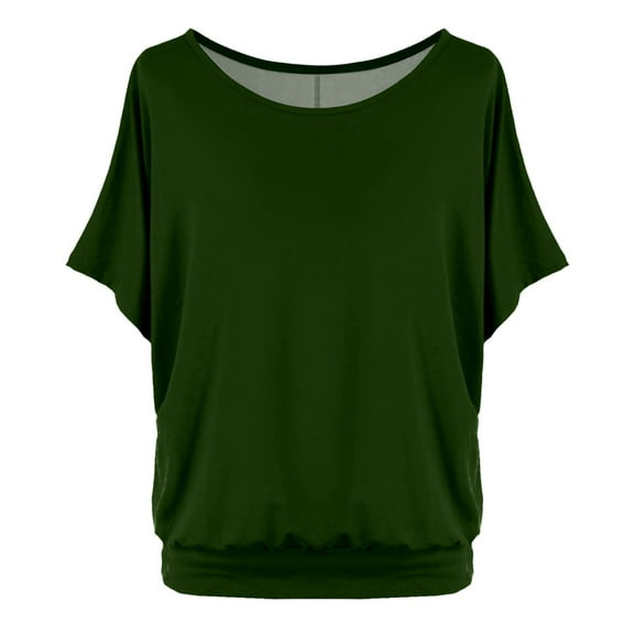 Vetement Femme ete 2025 Women's Oversized T Shirt With Batwing Sleeves Short Sleeve Tops Shirts Long Sleeved Fashion Shirt Women Stretch Tee Athletic Top Women Layering Long Sleeve Dry Tech S