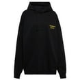 thumbnail image 1 of Vetements Women's 'Click Here' Logo Oversized Cotton Sweatshirt in Black, 1 of 4