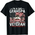 thumbnail image 1 of Veteran Dad Grandpa Shirt Funny Dad Grandpa for Veterans Day T-Shirt Black Small, 1 of 4
