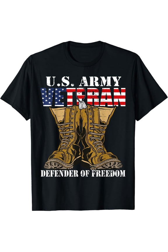 Veteran Dad proud daughter son father thank you veterans T-Shirt