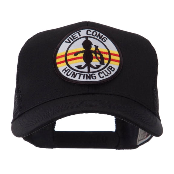 Veteran Embroidered Military Patched Mesh Cap - Viet Cong OSFM