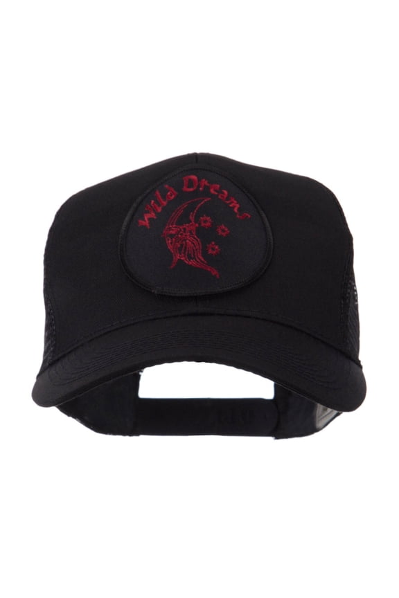 Veteran Embroidered Military Patched Mesh Cap - Wild Dreams OSFM