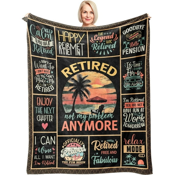 Veteran Gifts for Men, Veteran Gifts, Gifts for Veterans, Veteran Fathers Gifts, Army/Air Force/Navy Veteran Gifts Ideas, Vietnam Veteran Gifts, Veterans Day Gifts, Veterans Blanket Throw 60" X 50"