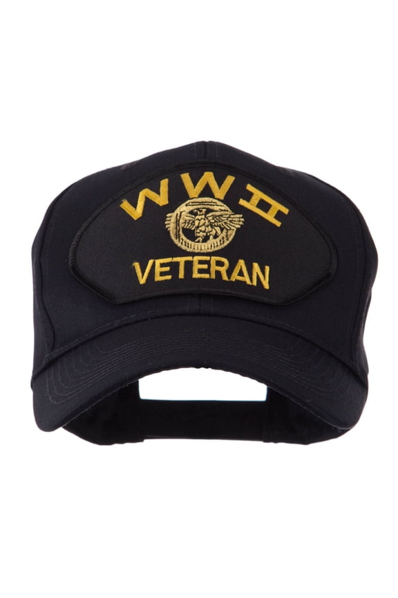 Veteran Military Large Patch Cap - WW2 Veteran OSFM