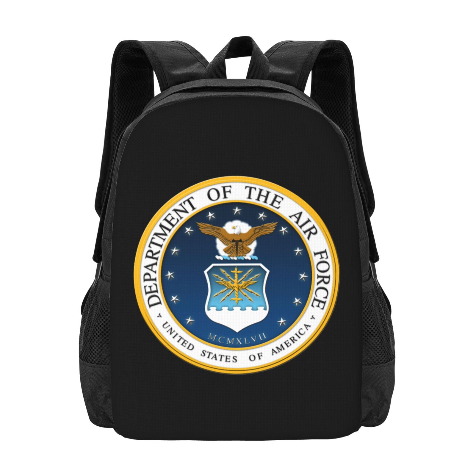 U.S. AIR FORCE ブラックバックパック U.S Air Force C-AF0711A Backpack Laptop Polyester Black 20