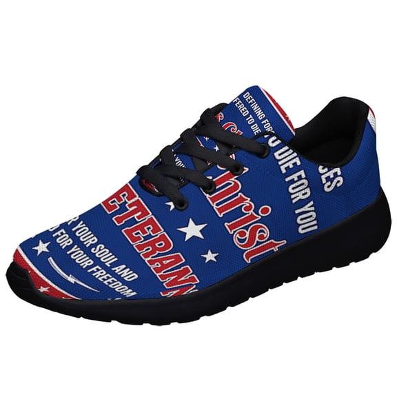 Veteran Only Two Defining Forces Jesus ChriStThe Veteran Have Ever Offered To Die For You Shoes Sneakers Black Size 11