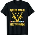 thumbnail image 1 of Veteran Shirt Drug War Tees Men Women Teens USA Freedom Gift T-Shirt, 1 of 4