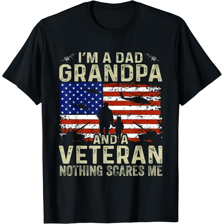 I'm A Dad Grandpa T-Shirt Veteran Father's Day Shirts I'm A Dad Grandpa T-Shirt Veteran Father's Day Shirts