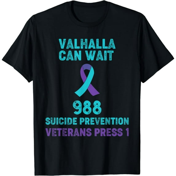 Veteran Suicide Awareness - 988 Shirt - Suicide Prevention T-Shirt