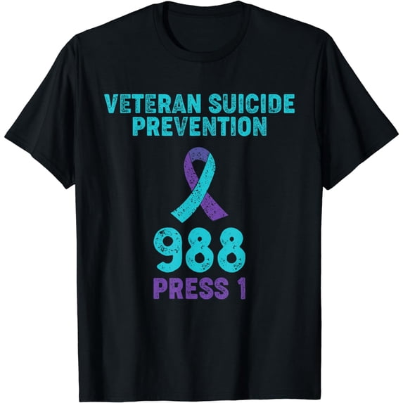 Veteran Suicide Awareness - 988 Shirt - Suicide Prevention T-Shirt