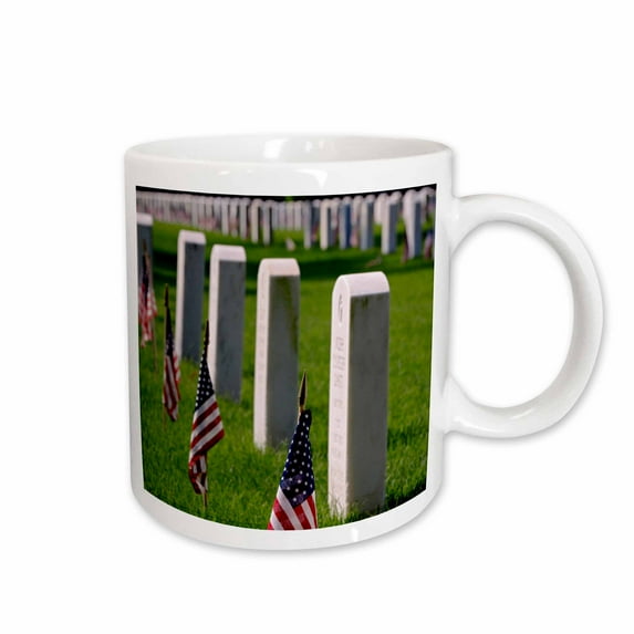 3drose, Veteran Tombs, National Cemetery, Louisville Kentucky - Us18 Aje0236 - Adam Jones, 11oz Mug