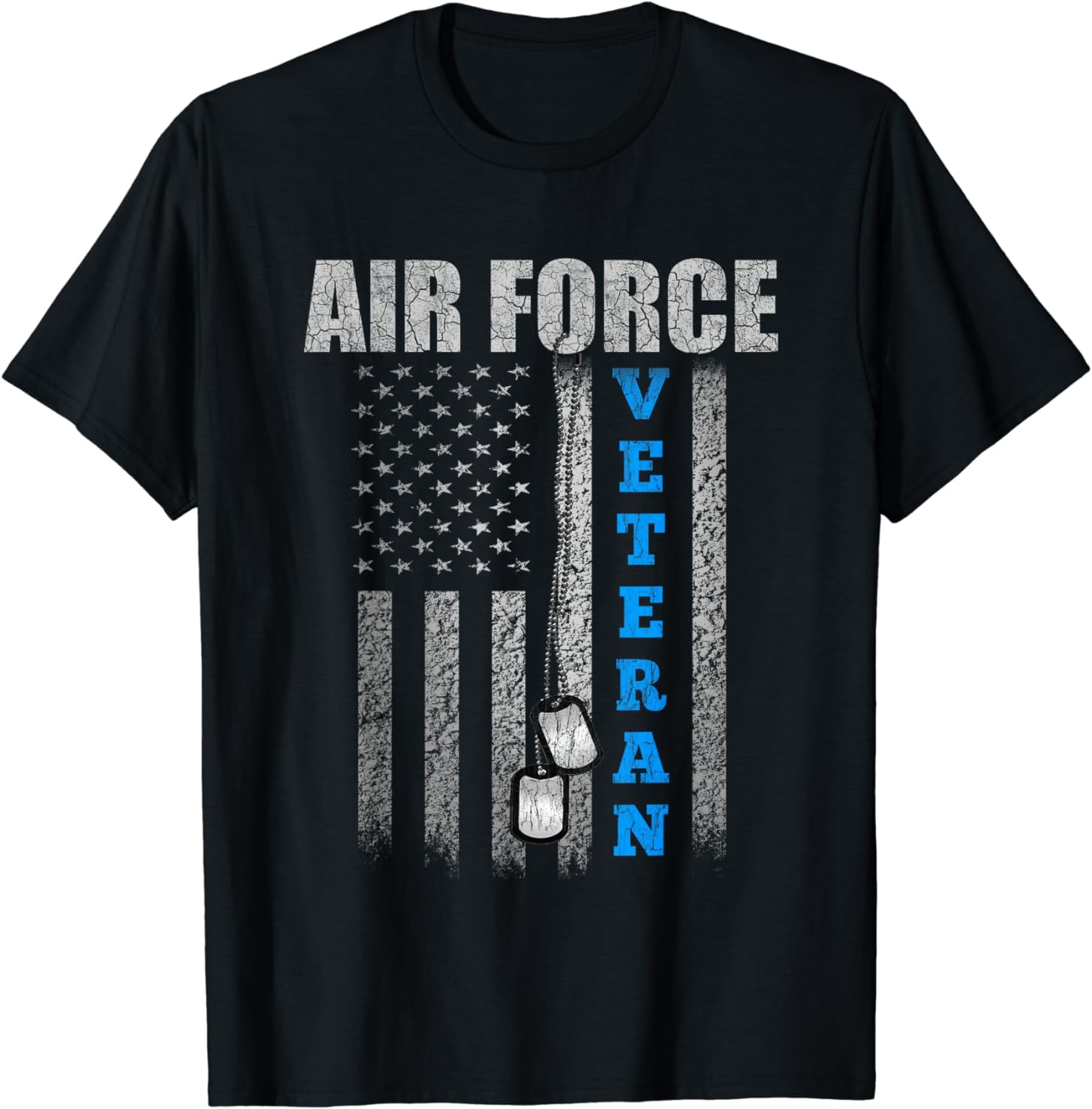 Veteran US Air Force American Flag Veterans T-Shirt - Walmart.com
