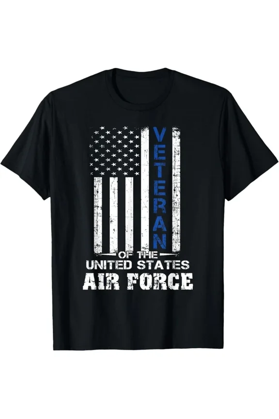 Veteran United States Air Force Proud USAF Military Service Tee Unisex T-Shirt up to size 5XL