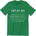 thumbnail image 1 of Veteran Veteran Father Grandpa Gift Military America Men's T-Shirt, 1 of 4