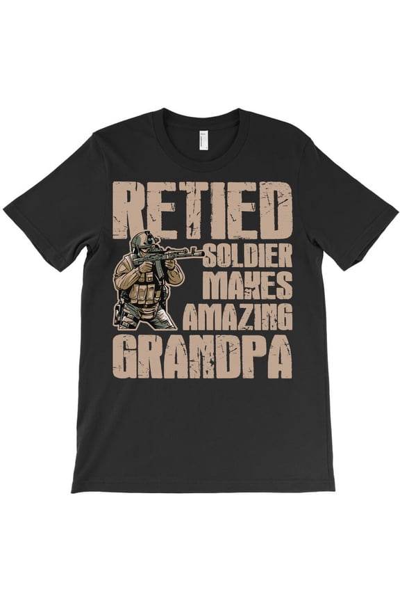 Veteran Veterans Day, Grandpa Retired Soldiers Retired Military Veteran G2444 Unisex T-Shirt, Up to Size 5XL