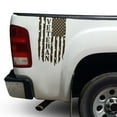 thumbnail image 1 of Veteran Vietnam Retired Distressed American USA US Flag Rear Truck Bed Vinyl Decal fits most Pickup Trucks U.S. Army Sticker USAF USMC US Navy Decal (Set of 2, 11" x 20", Brown), 1 of 8