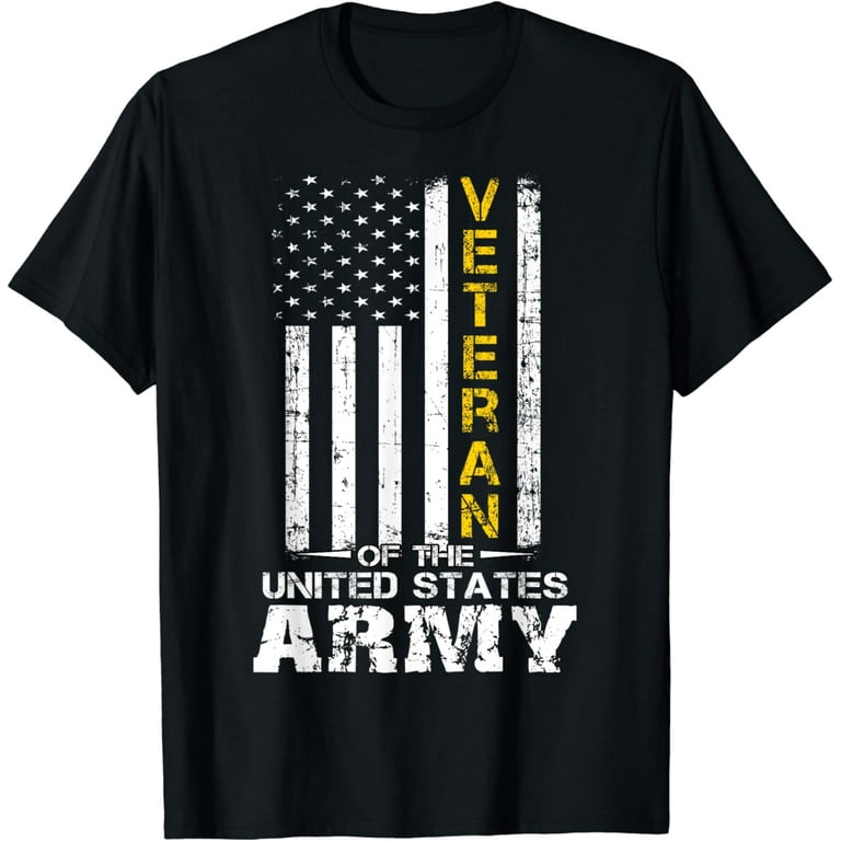 Veteran Of United States Us Army Veteran Gold T-Shirt Veteran Of United States Us Army Veteran Gold T-Shirt