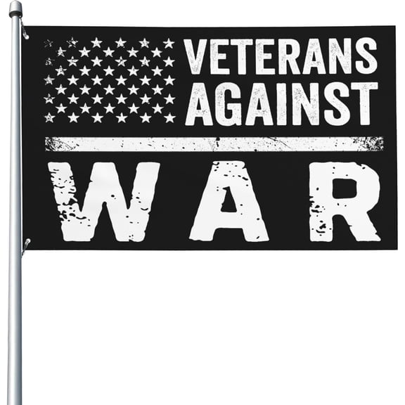 Veterans Against War flag American Flag Stop War Yard Flags 3x5 Garden Banner Single Side