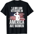 thumbnail image 1 of Veterans Day 1.6 Million Veterans In America Are Women T-Shirt, 1 of 4