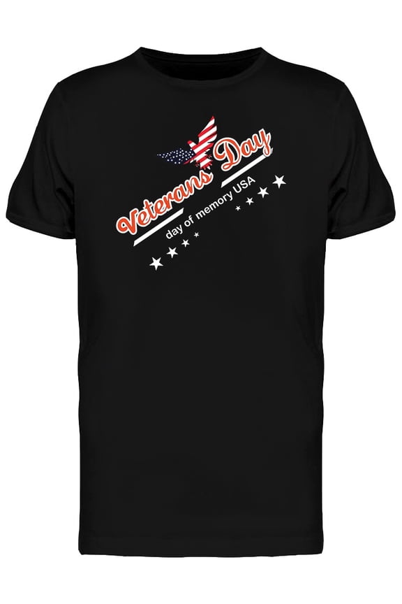 Veterans Day Holiday Logo T-Shirt Men -Image by Shutterstock, Male 3X-Large