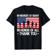 thumbnail image 1 of Veterans Day In Honor Of All Veteran Memorial Day Black T-Shirt, 1 of 5