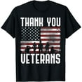 thumbnail image 1 of Thank You Veterans Tshirt Veterans Day Gifts Proud Honor Tee T-Shirt, 1 of 4