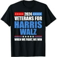Veterans For Harris Walz 2024 Vote Tim Walz Kamala Harris TShirt