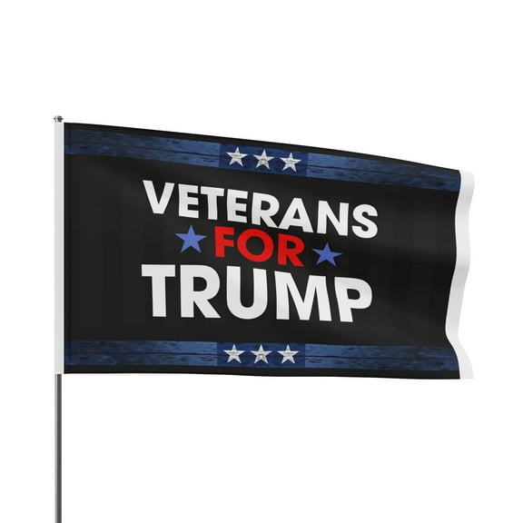 Veterans For Trump Flag, 2024 Flag, Vote 2024, Election Flag ID-0814-YK4K